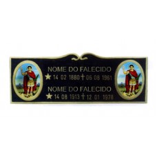 Placa com Foto 2 Molduras